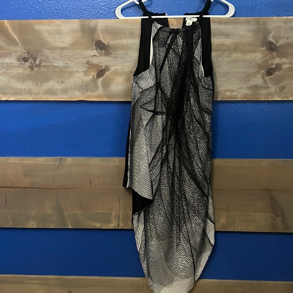 White and black cute dress!
